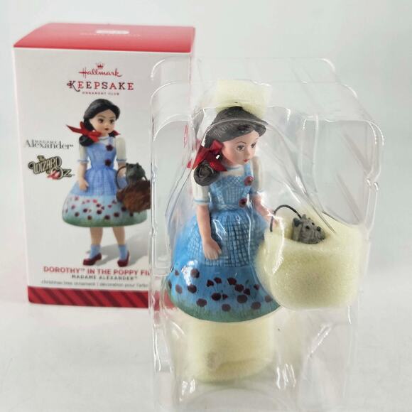Hallmark Dorothy Poppy Fields Wizard of Oz Madame Alexander Club Exclusive 2014 - Picture 1 of 3